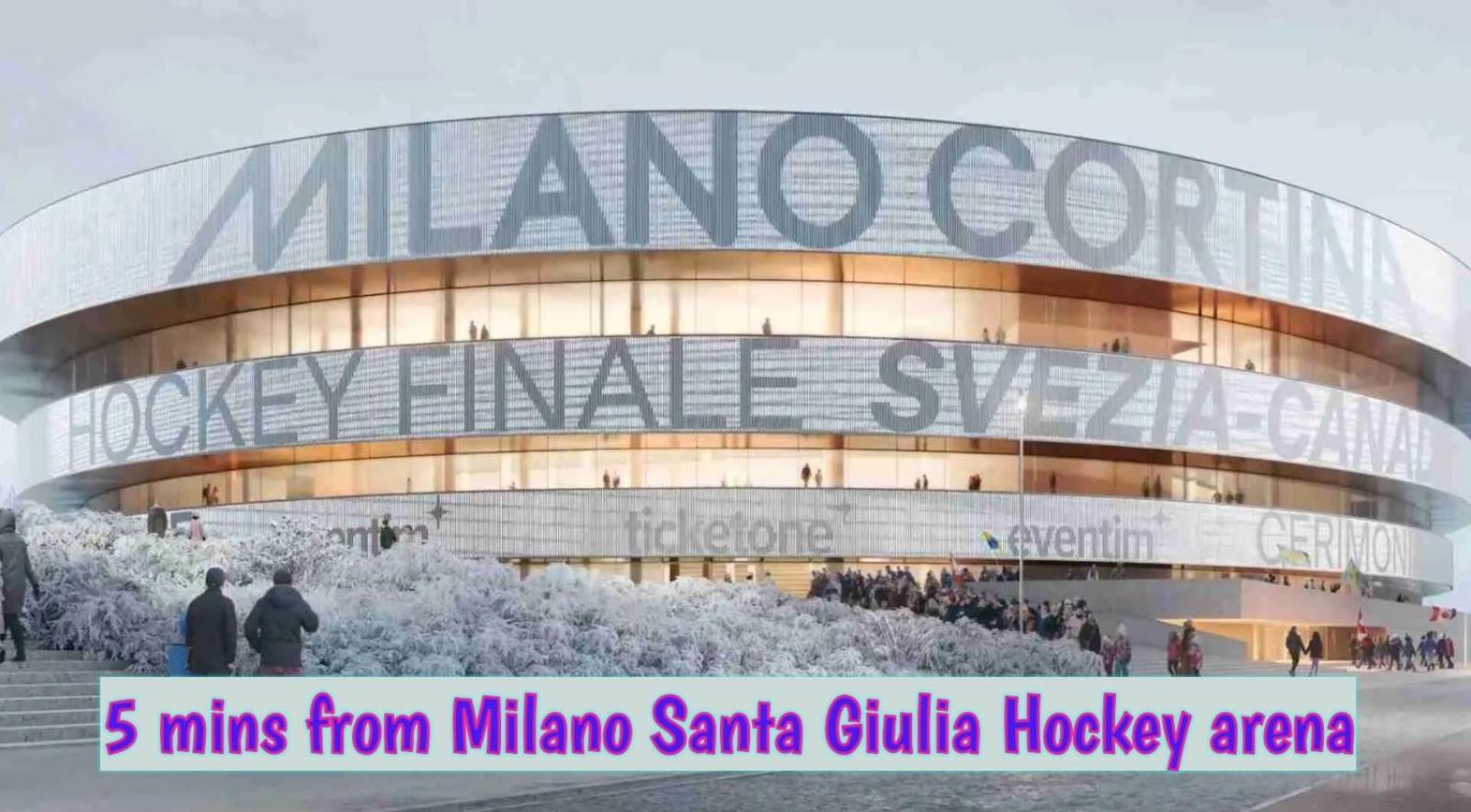 Ferienwohnung Mini Loft Fabrique - Milano Santa Giulia Hockey Arena Exterior foto